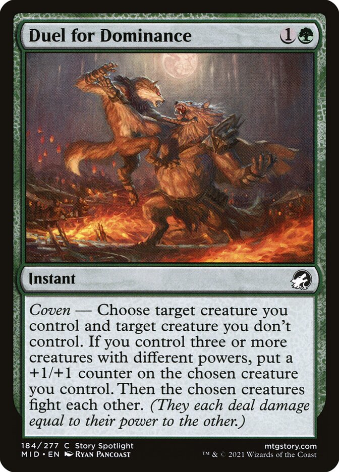 Duel for Dominance — Innistrad: Midnight Hunt 184/398