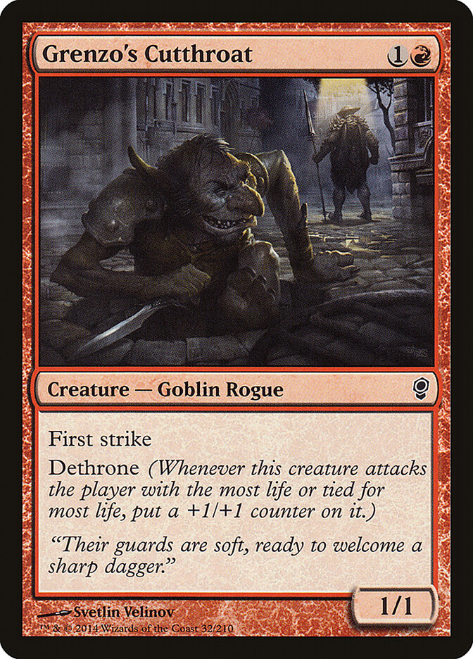 Grenzo's Cutthroat — Conspiracy 32/210