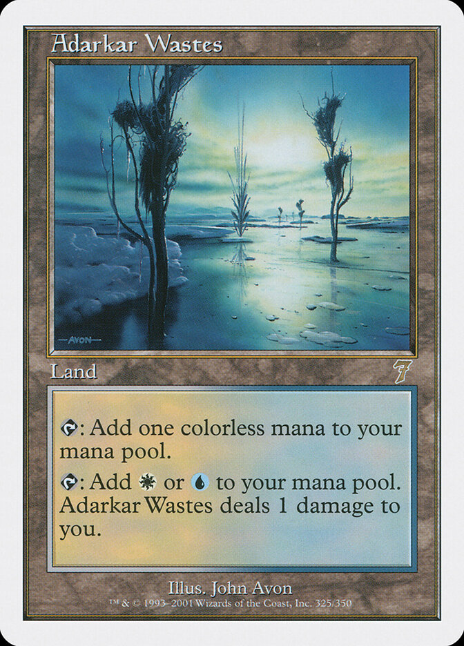 Landes d'Adarkar — Seventh Edition 325/708