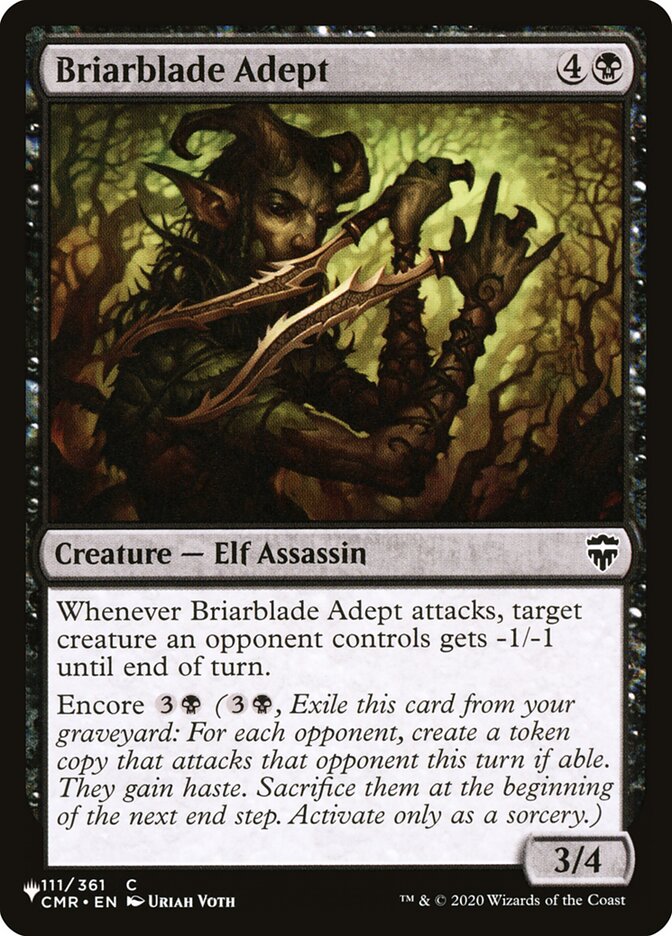 Briarblade Adept — The List CMR-111/5581