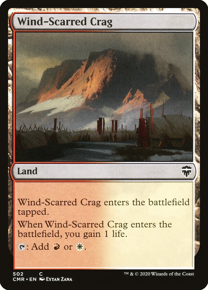 Wind-Scarred Crag — Commander Legends 502/718