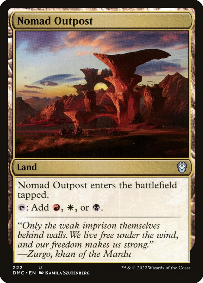 Avant-poste nomade — Dominaria United Commander 222/240