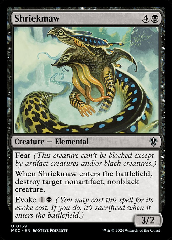 Shriekmaw — Murders at Karlov Manor Commander 139/358