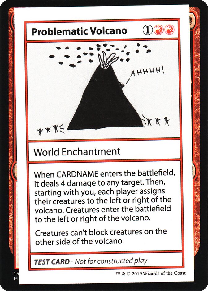 Problematic Volcano — Mystery Booster Playtest Cards 2021 60/121