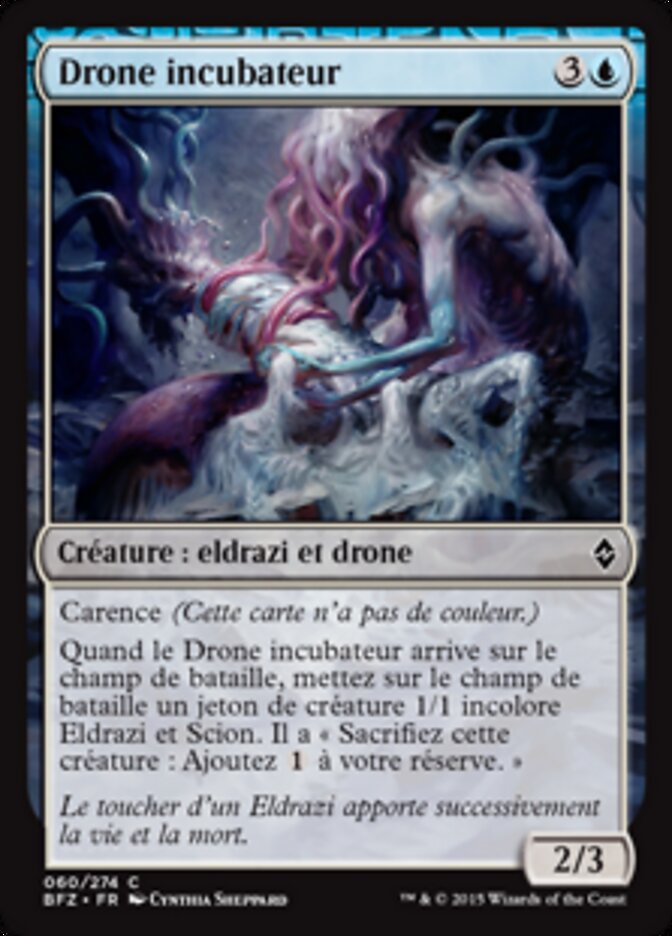Drone incubateur — Battle for Zendikar 60/299