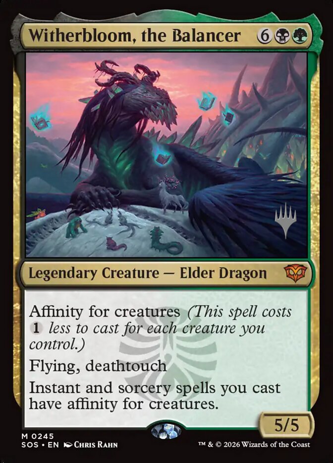 Witherbloom, the Balancer — Secrets of Strixhaven Promos 245p/80