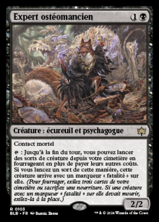 Expert ostéomancien — Bloomburrow 103/398