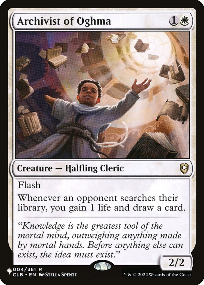Archivist of Oghma — The List CLB-4/5581