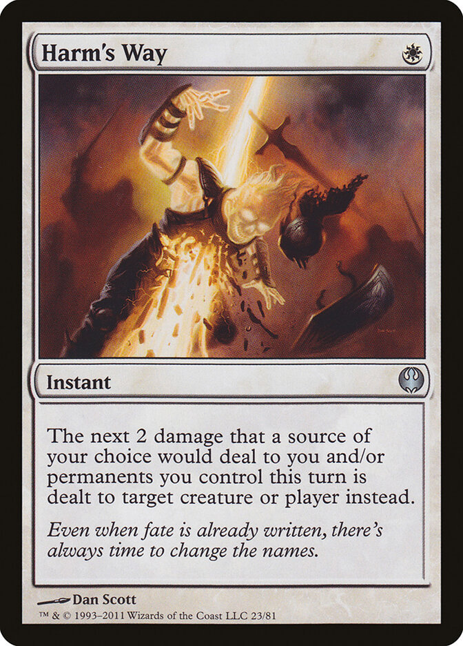 Harm's Way — Duel Decks: Knights vs. Dragons 23/81