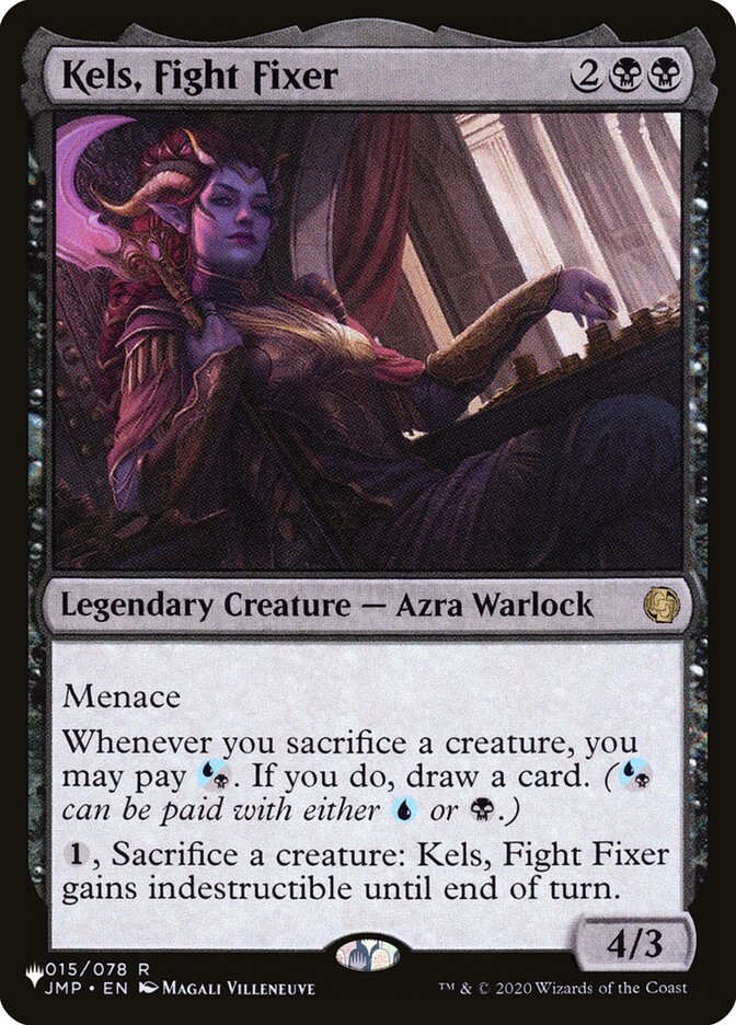Kels, Fight Fixer — The List JMP-15/5581