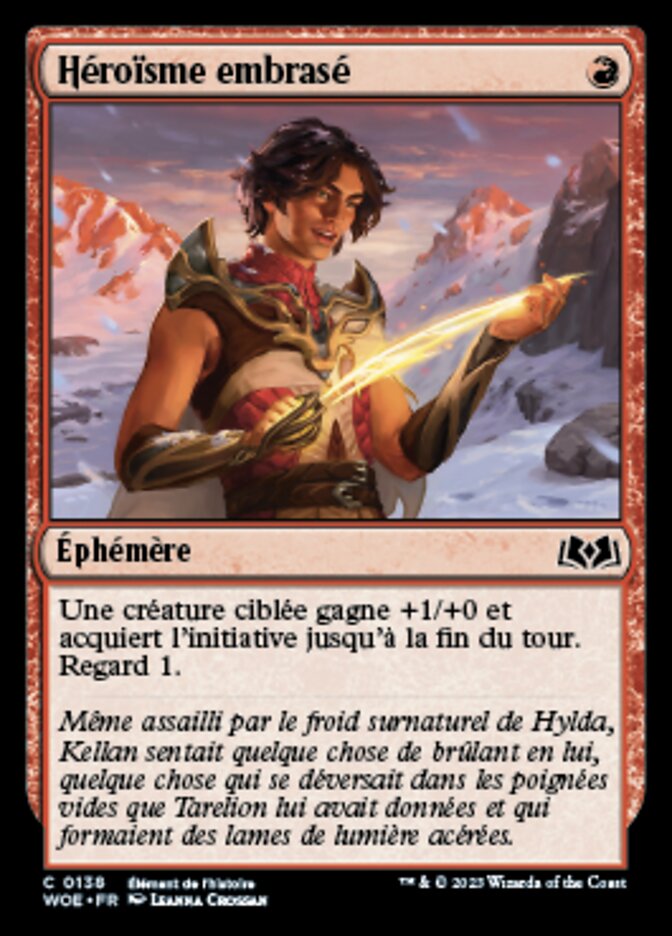 Héroïsme embrasé — Wilds of Eldraine 138/381