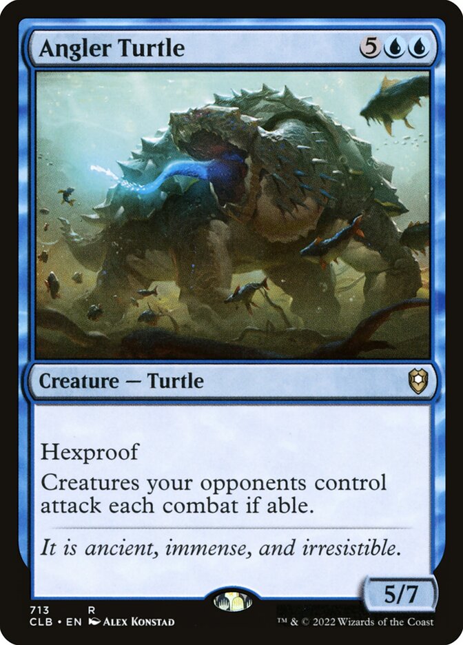 Angler Turtle — Commander Legends: Battle for Baldur's Gate 713/936
