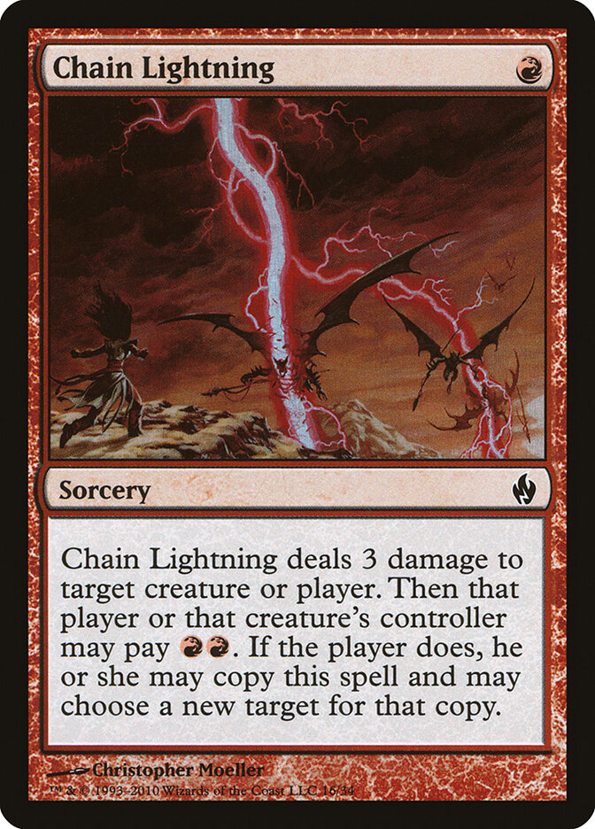Chain Lightning — Premium Deck Series: Fire and Lightning 16/34