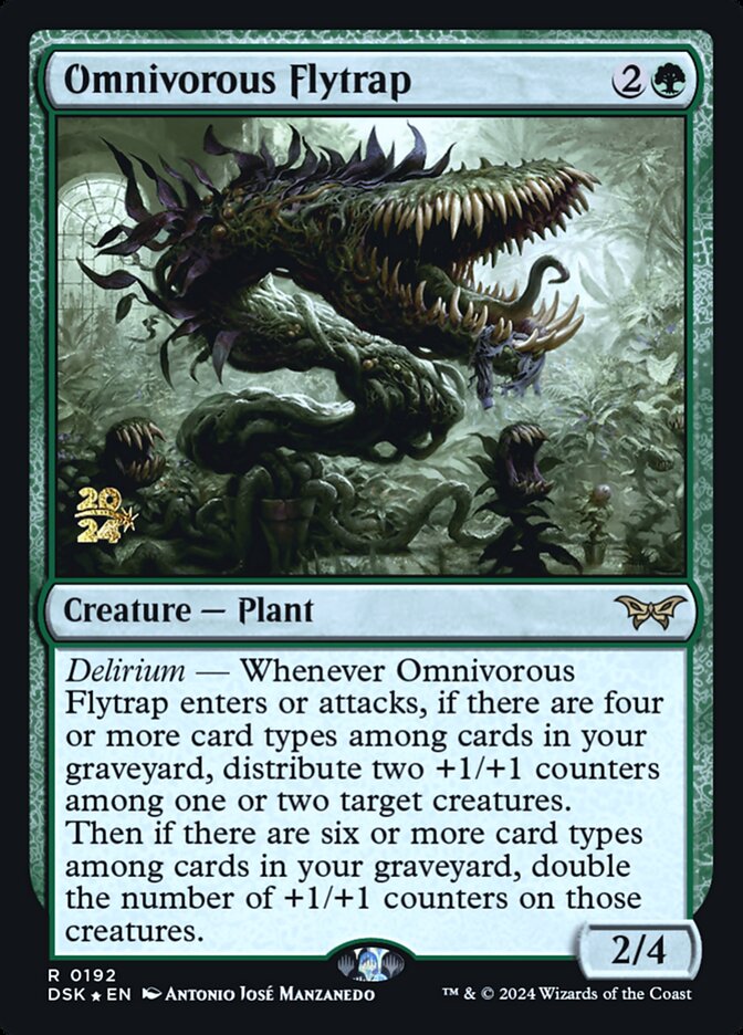 Omnivorous Flytrap — Duskmourn: House of Horror Promos 192s/160