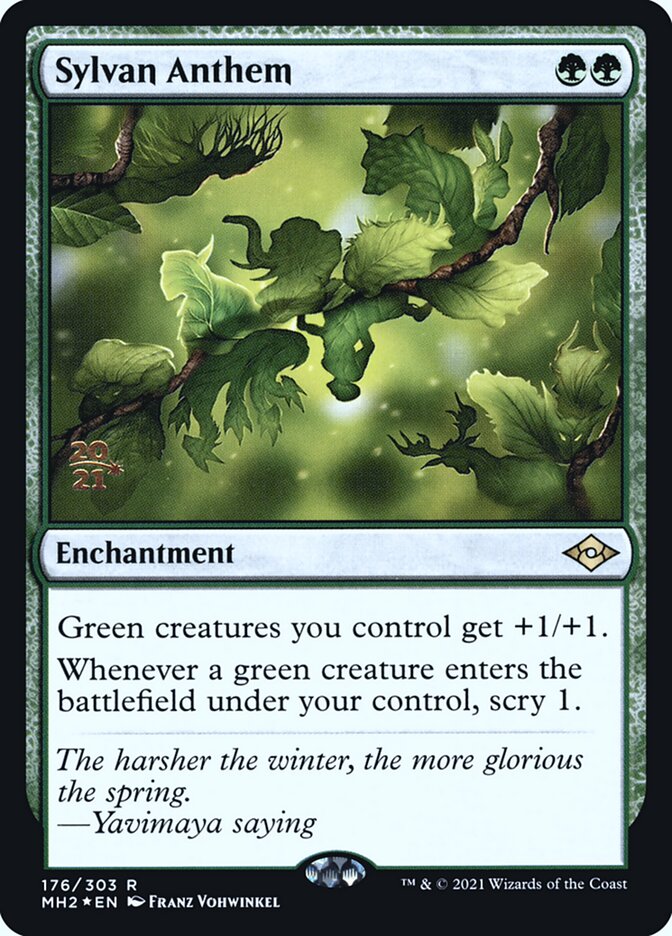 Sylvan Anthem — Modern Horizons 2 Promos 176s/86