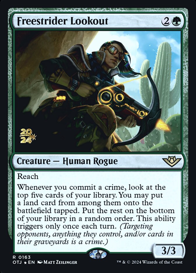 Freestrider Lookout — Outlaws of Thunder Junction Promos 163s/160