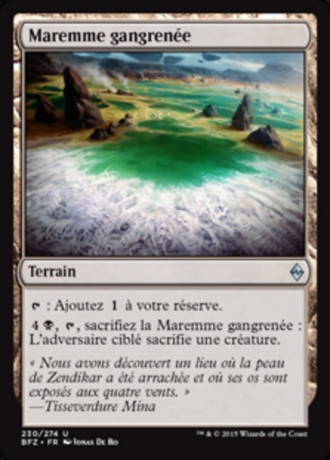 Maremme gangrenée — Battle for Zendikar 230/299