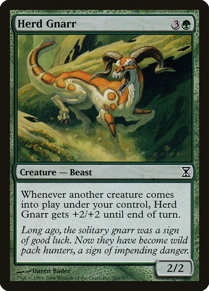 Herd Gnarr — Time Spiral 200/301