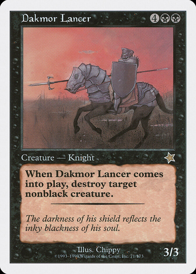 Dakmor Lancer — Starter 1999 71/173