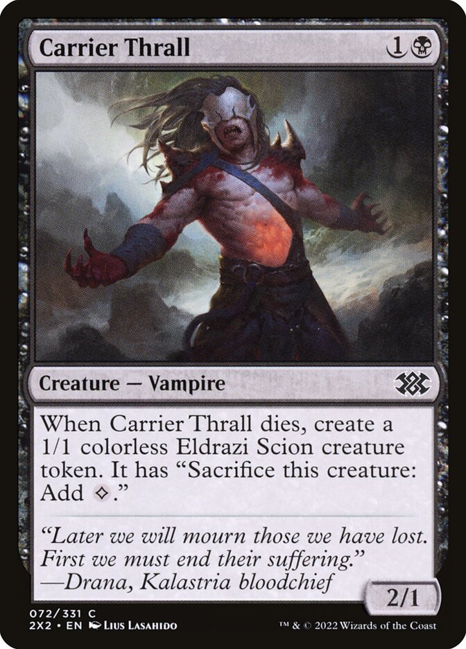 Carrier Thrall — Double Masters 2022 72/579