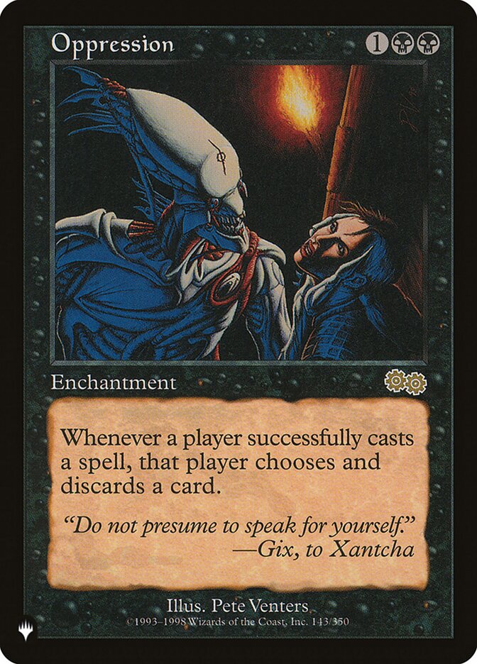 Oppression — The List USG-143/5581