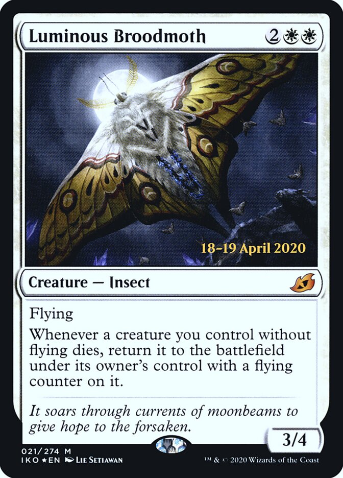 Luminous Broodmoth — Ikoria: Lair of Behemoths Promos 21s/137
