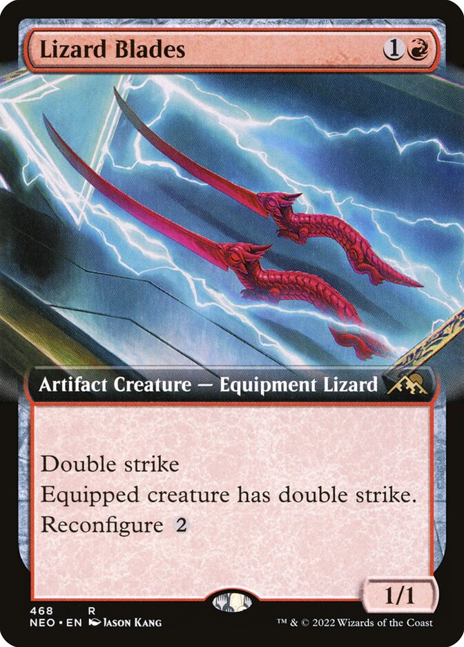 Lizard Blades — Kamigawa: Neon Dynasty 468/531