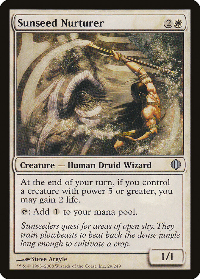 Sunseed Nurturer — Shards of Alara 29/250