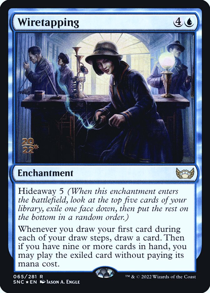 Wiretapping — Streets of New Capenna Promos 65s/161