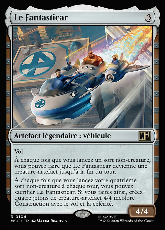 Le Fantasticar — Marvel Super Heroes Commander 104/866