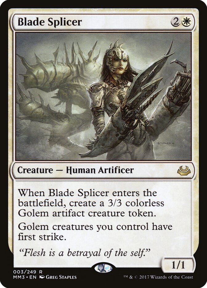 Blade Splicer — Modern Masters 2017 3/249