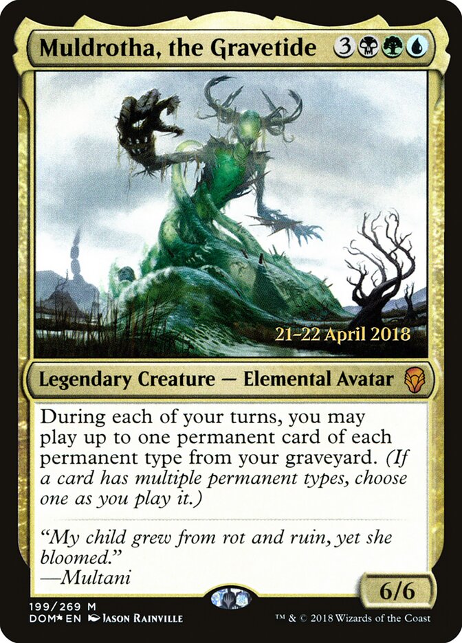 Muldrotha, the Gravetide — Dominaria Promos 199s/118