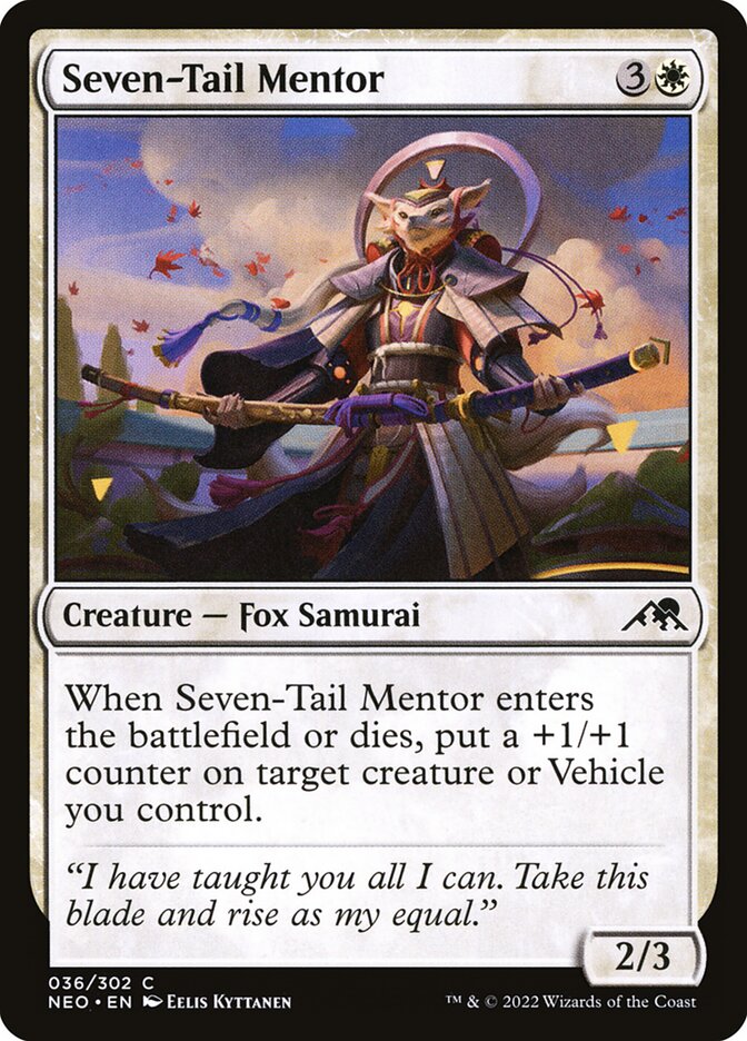 Seven-Tail Mentor — Kamigawa: Neon Dynasty 36/531