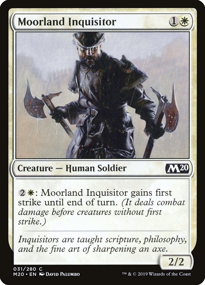 Moorland Inquisitor — Core Set 2020 31/345