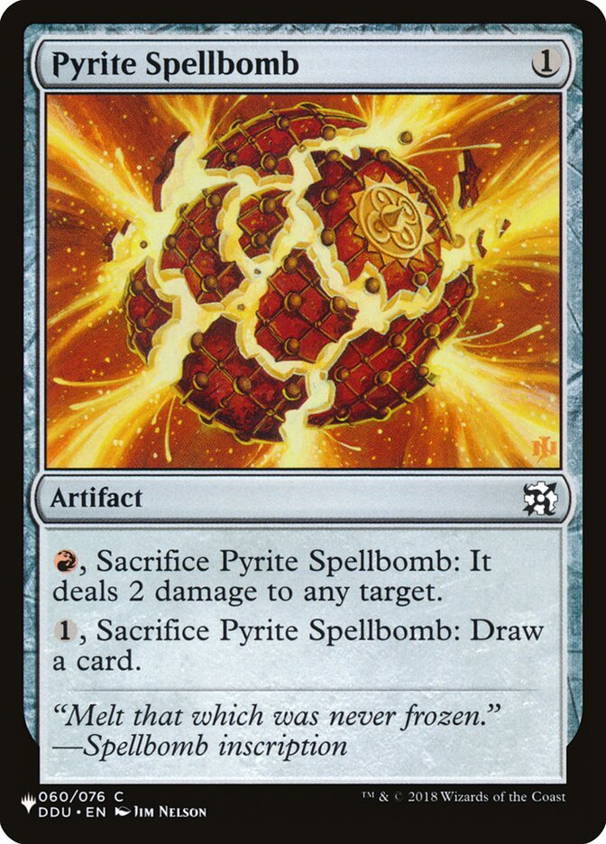 Pyrite Spellbomb — The List DDU-60/5581