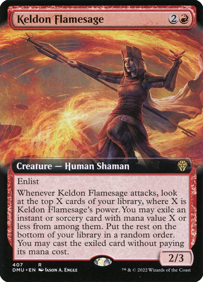 Keldon Flamesage — Dominaria United 407/453