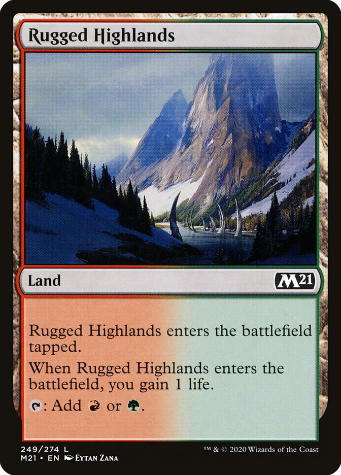 Rugged Highlands — Core Set 2021 249/397