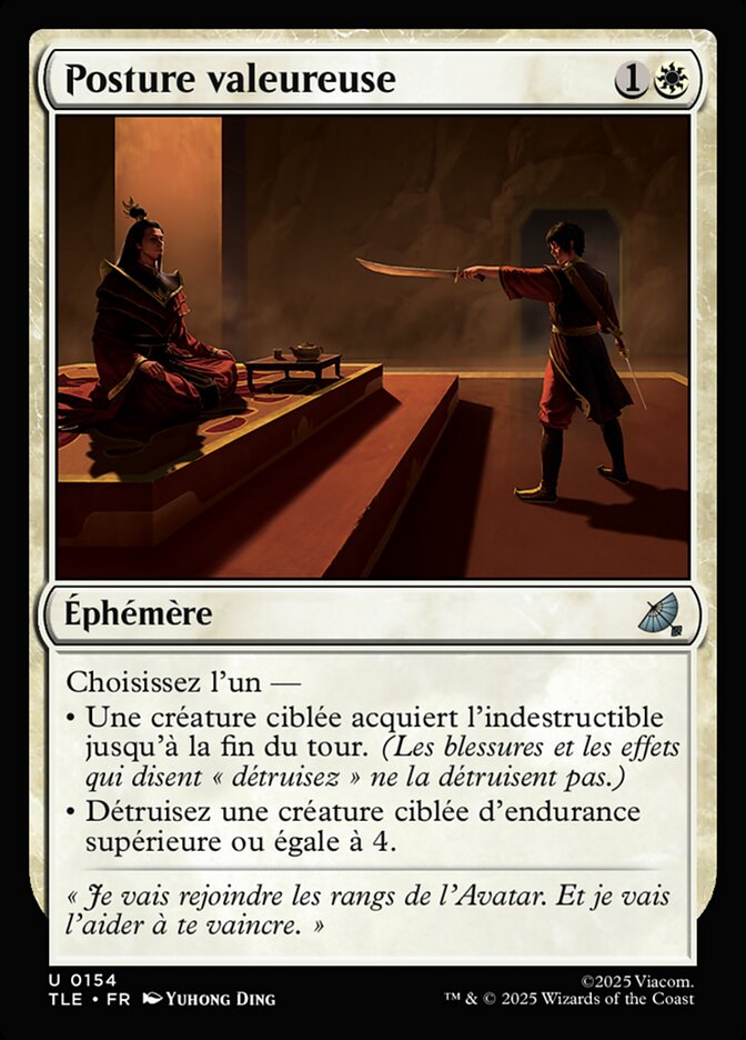 Posture valeureuse — Avatar: The Last Airbender Eternal 154/317