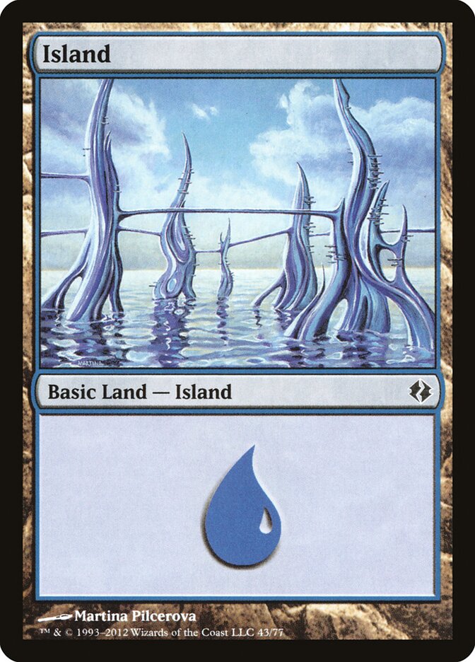 Island — Duel Decks: Venser vs. Koth 43/77