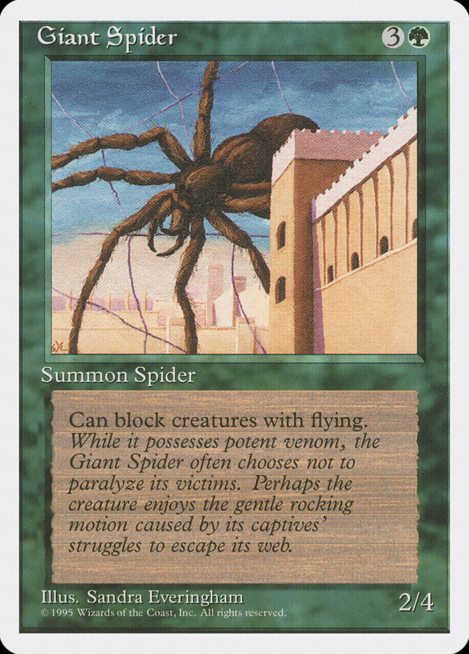 Araignée géante — Fourth Edition 249/378