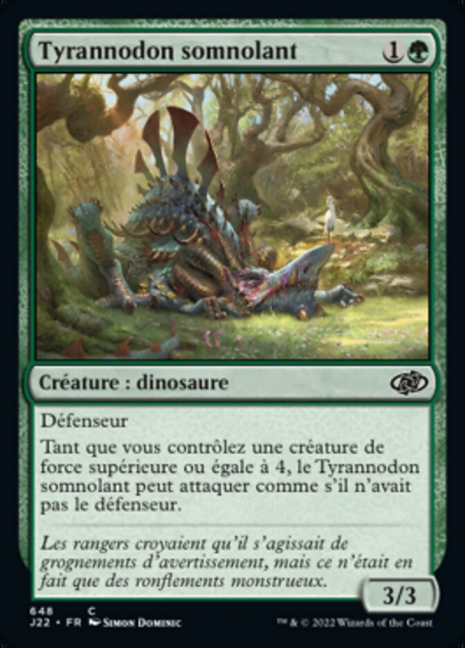 Tyrannodon somnolant — Jumpstart 2022 648/835
