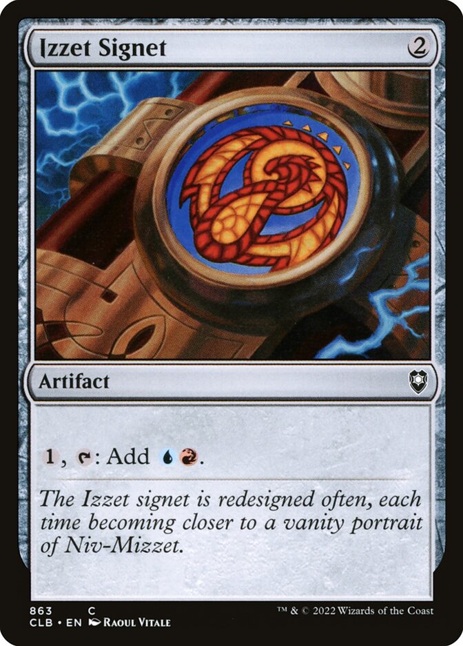 Cachet d'Izzet — Commander Legends: Battle for Baldur's Gate 863/936