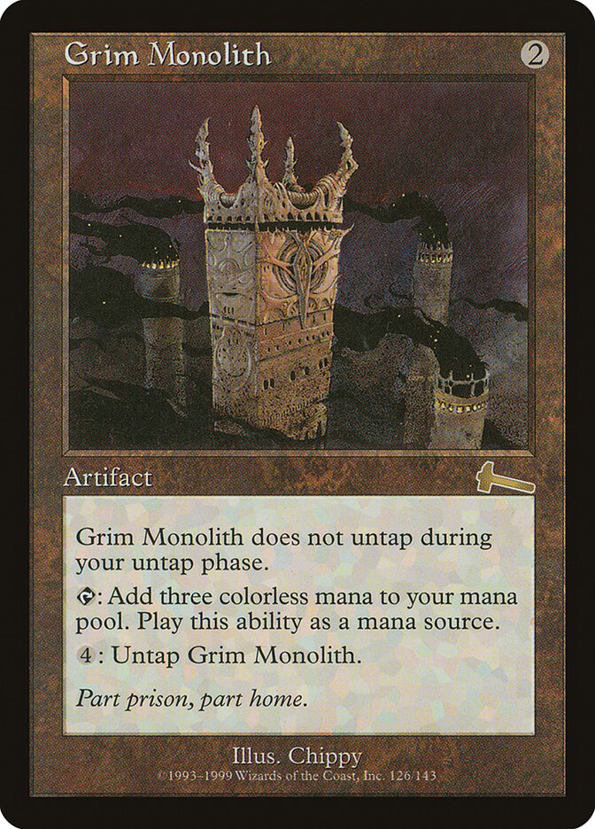Grim Monolith — Urza's Legacy 126/143