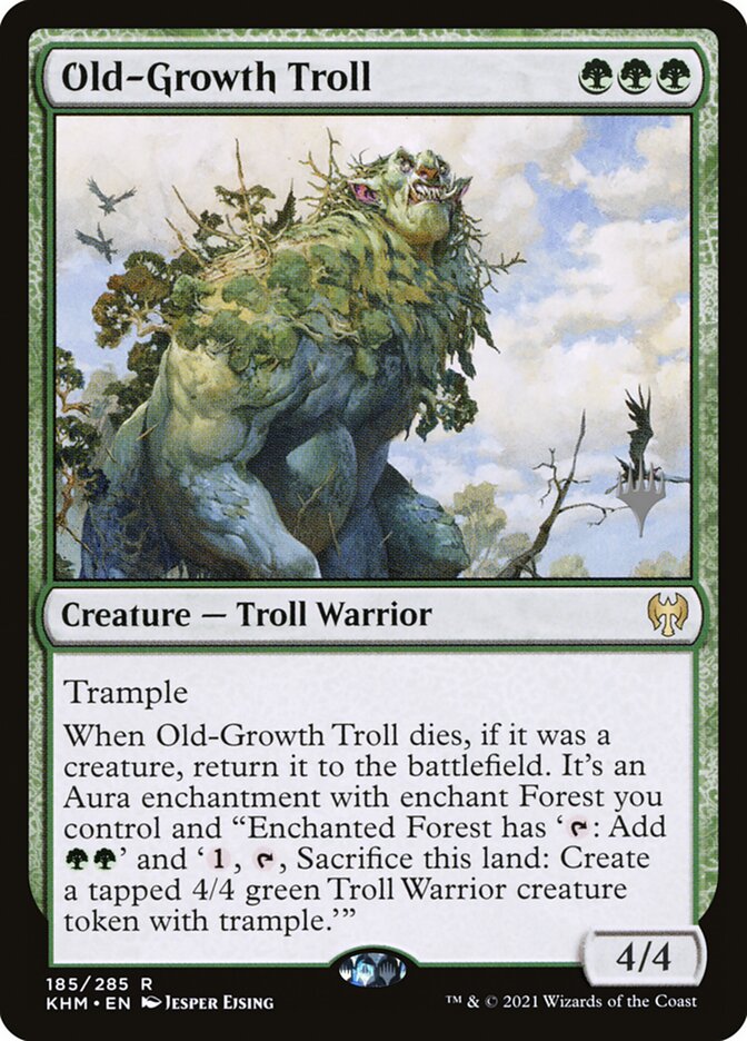 Old-Growth Troll — Kaldheim Promos 185p/158