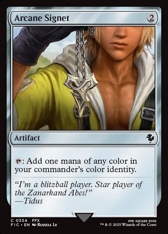 Arcane Signet — Final Fantasy Commander 334/486