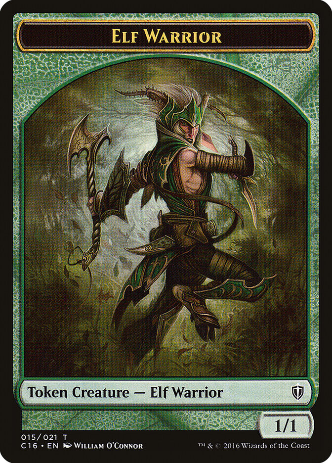 Elf Warrior — Commander 2016 Tokens 15/21