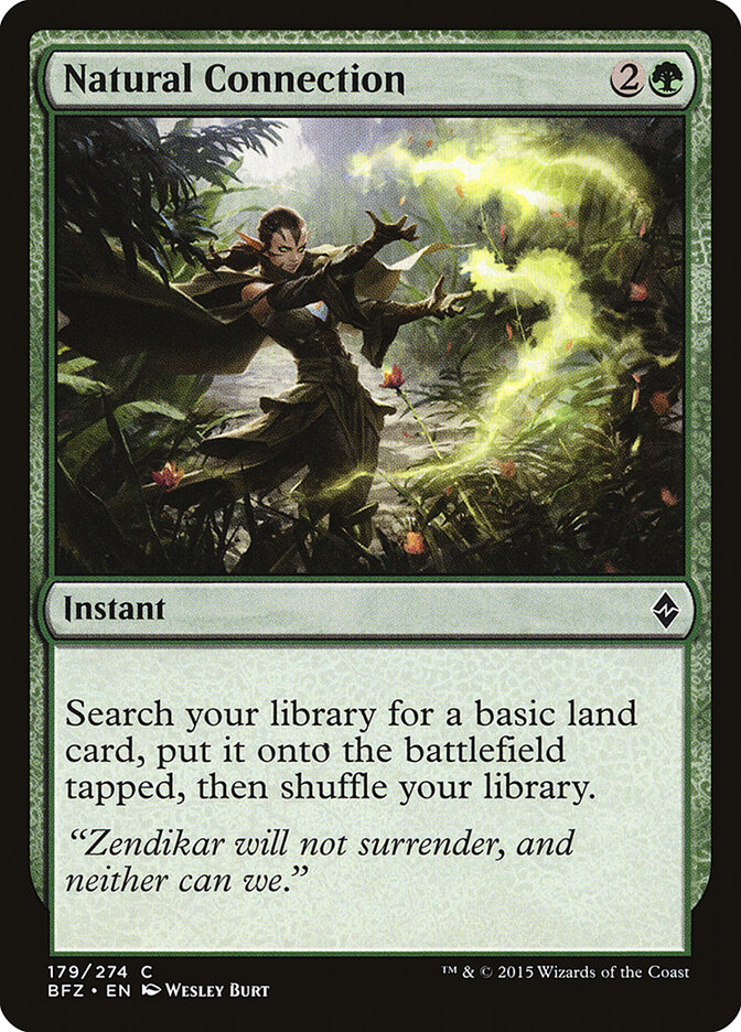 Natural Connection — Battle for Zendikar 179/299
