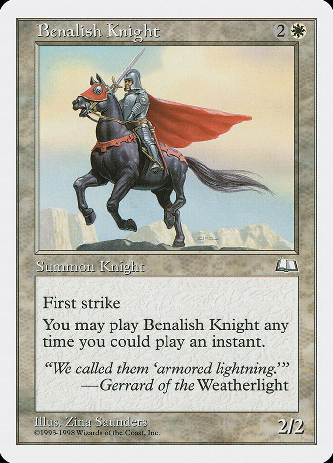 Benalish Knight — Anthologies 3/85
