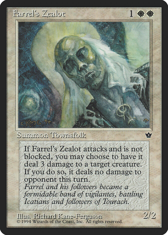 Farrel's Zealot — Fallen Empires 3b/187