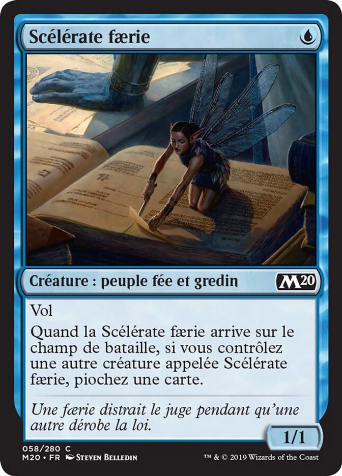 Scélérate faerie — Core Set 2020 58/345